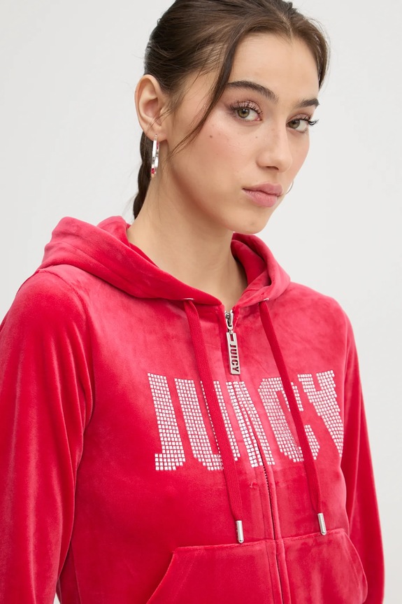 Juicy Couture bluza rosu JCBAS125861