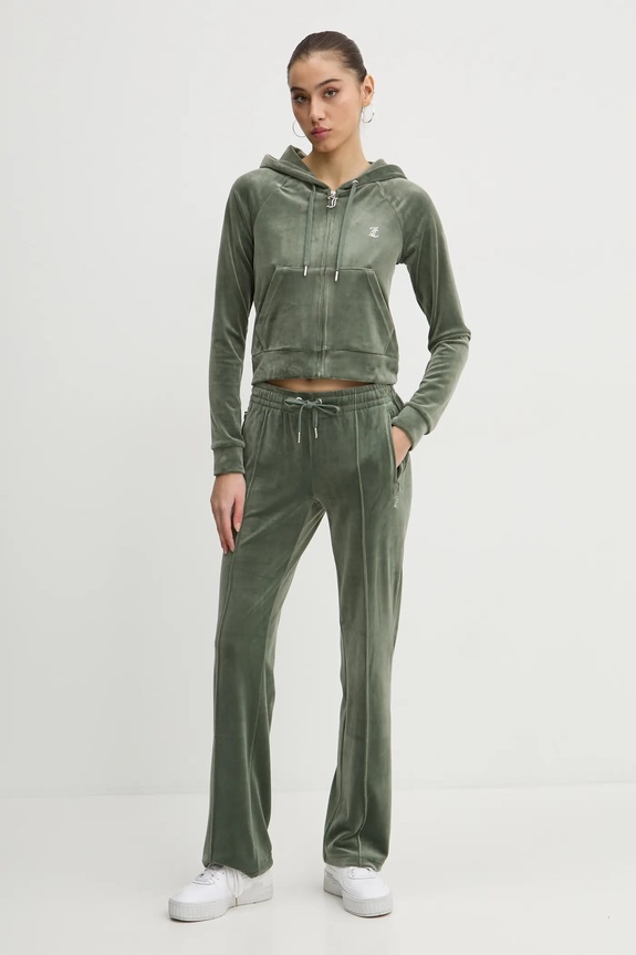Juicy Couture felpa JCWA122001 verde SS26