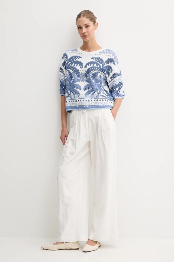OUI pulover 93170 albastru SS25