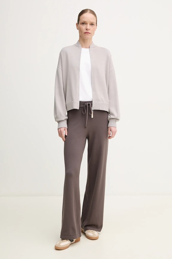 MM by Max Mara cardigan 2516311017600 gri SS25