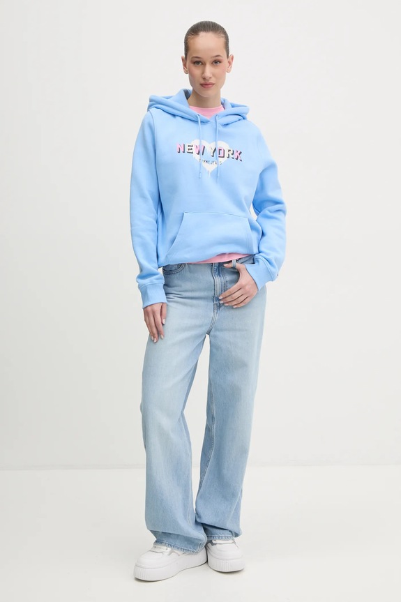 Mikina Tommy Jeans DW0DW21771 modrá SS25