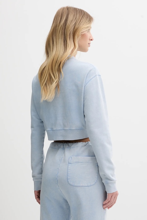 Oblečenie Bavlnená mikina Moschino Jeans 1701.3730 modrá