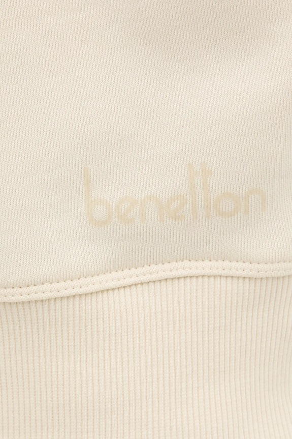 Bavlnená mikina United Colors of Benetton 3UNID109A béžová