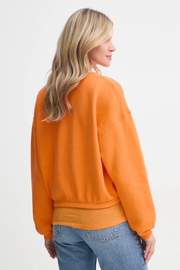 Odzież American Vintage bluza IZU03AE25 pomarańczowy