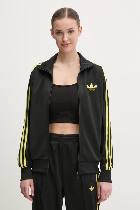 adidas Originals bluza Firebird aplikacja czarny JP2296