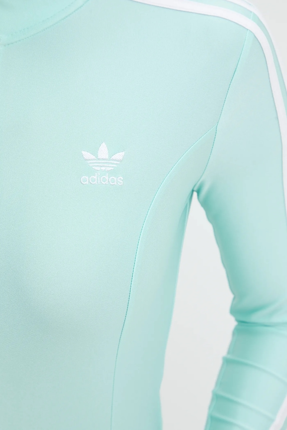 Mikina adidas Originals 3-Stripes JC5579 tyrkysová