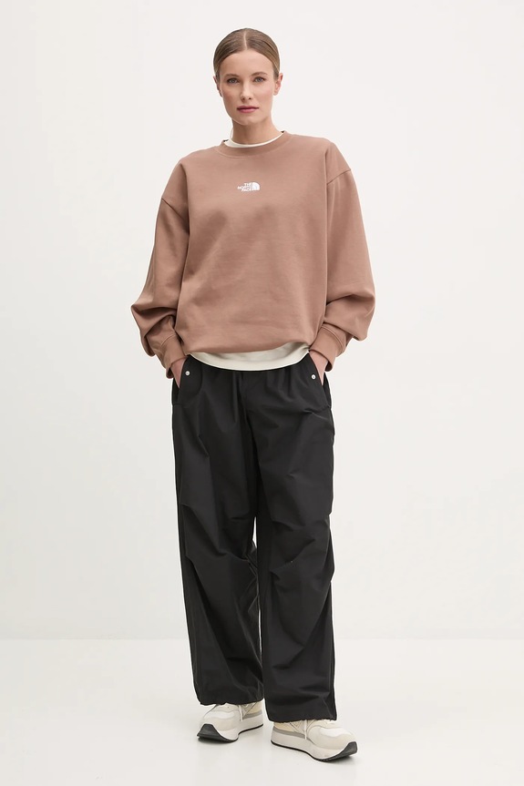 The North Face felső Essential NF0A89EP6IH1 barna SS25