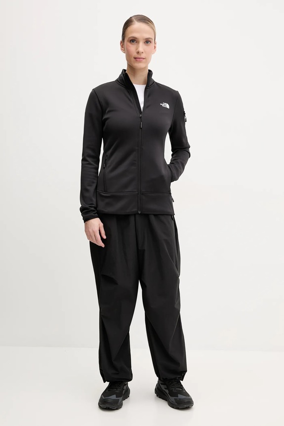 Αθλητική μπλούζα The North Face Mistyescape NF0A8BRKKX71 μαύρο SS26