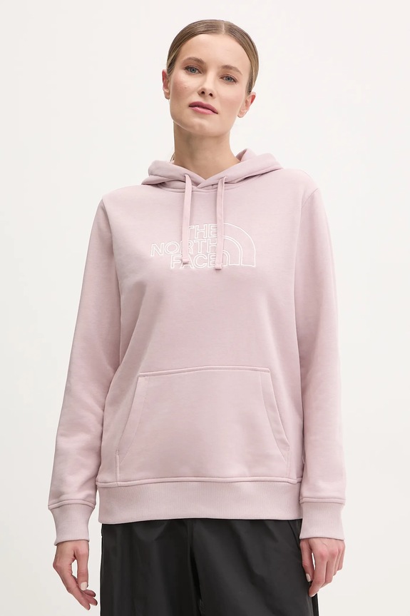 The North Face bluza Drew Peak Light z kapturem różowy NF0A8C1DARF1