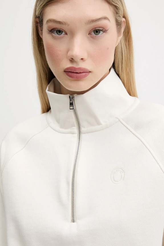 Βαμβακερή μπλούζα Hugo Blue λευκό 50537102