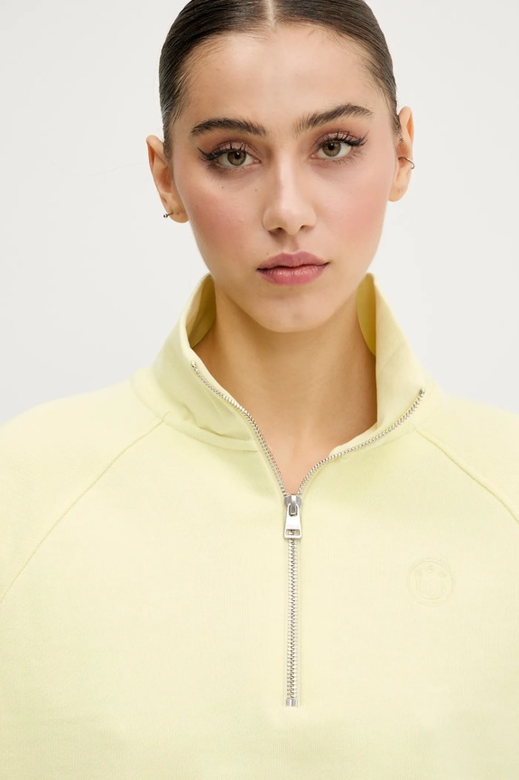 Βαμβακερή μπλούζα Hugo Blue κίτρινο 50537102