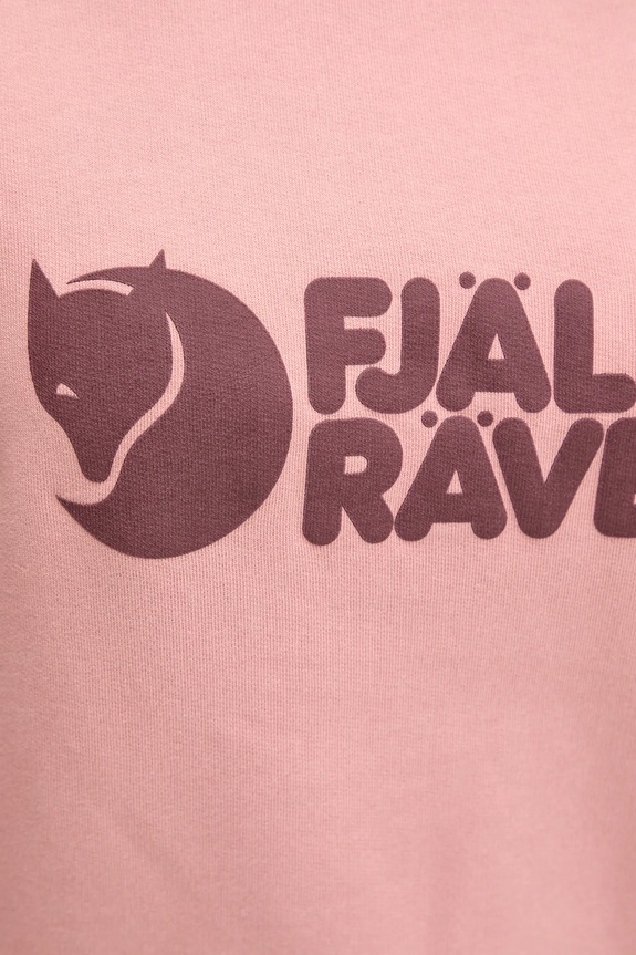 Dukserica Fjallraven Fjällräven Logo F84143 roza