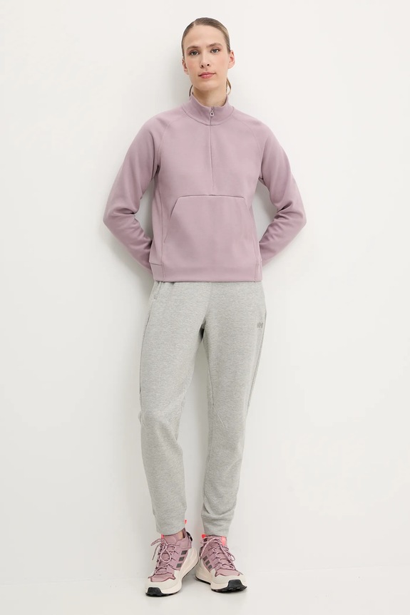 Helly Hansen bluza outdoorowa TECH SWEAT 34501 fioletowy SS25