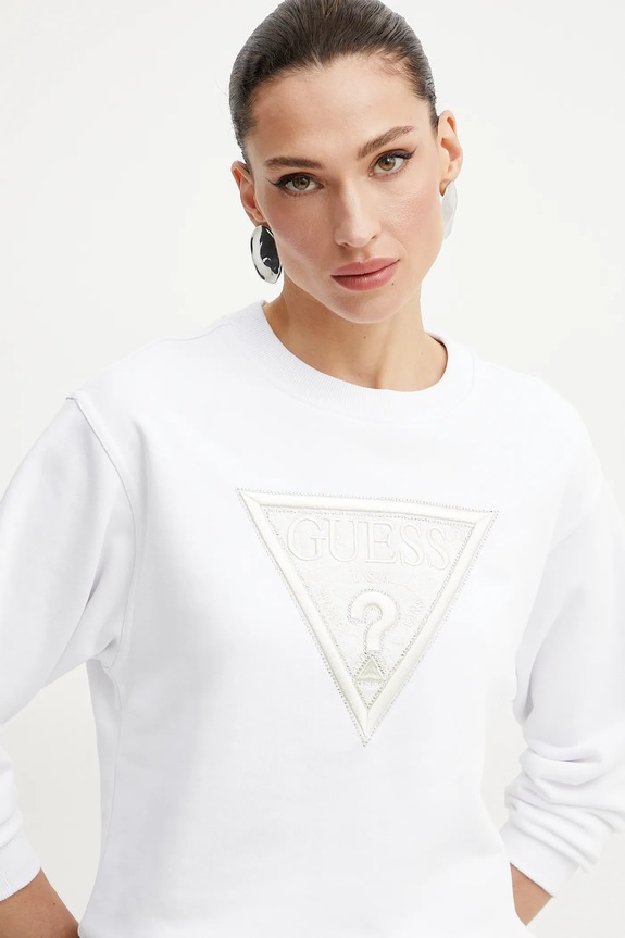 Guess bluza biały W5GQ12.KBKM0