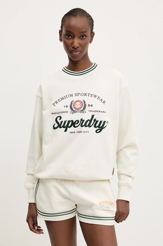 Superdry bluza aplikacja beżowy W2012254A.71D