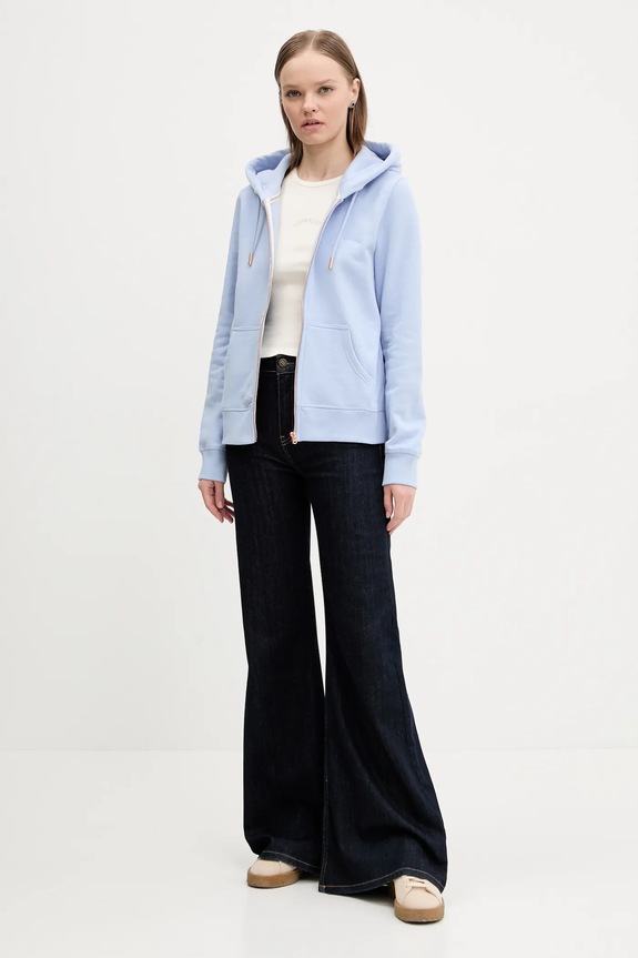 Superdry bluza bawełniana W2012358A.64H niebieski SS25