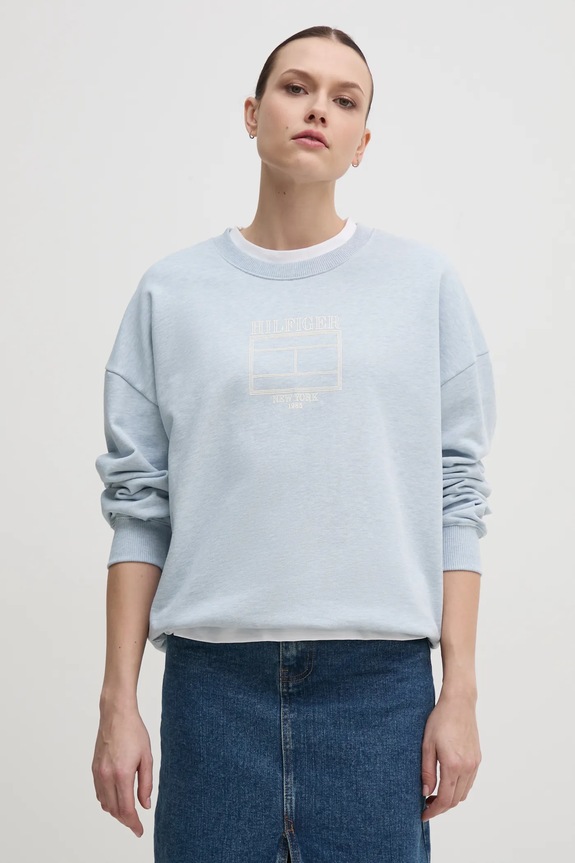 Tommy Hilfiger felső nyomtatásos kék WW0WW44633