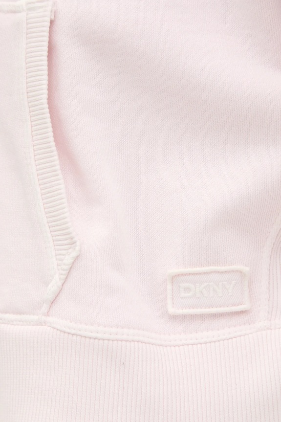 Dkny hanorac de bumbac DP5J9578 roz