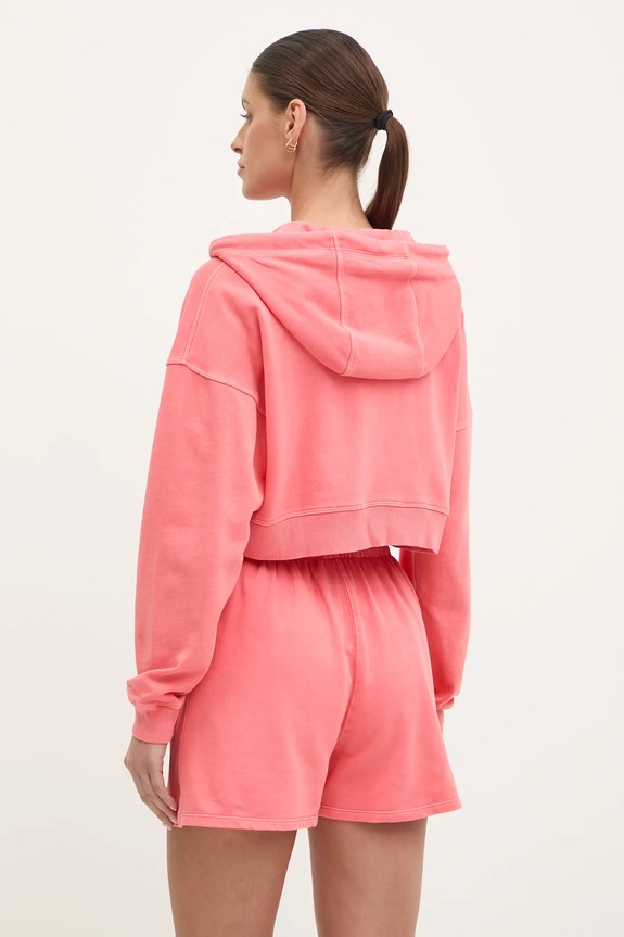 Oblečenie Bavlnená mikina Dkny DP5J9578 ružová
