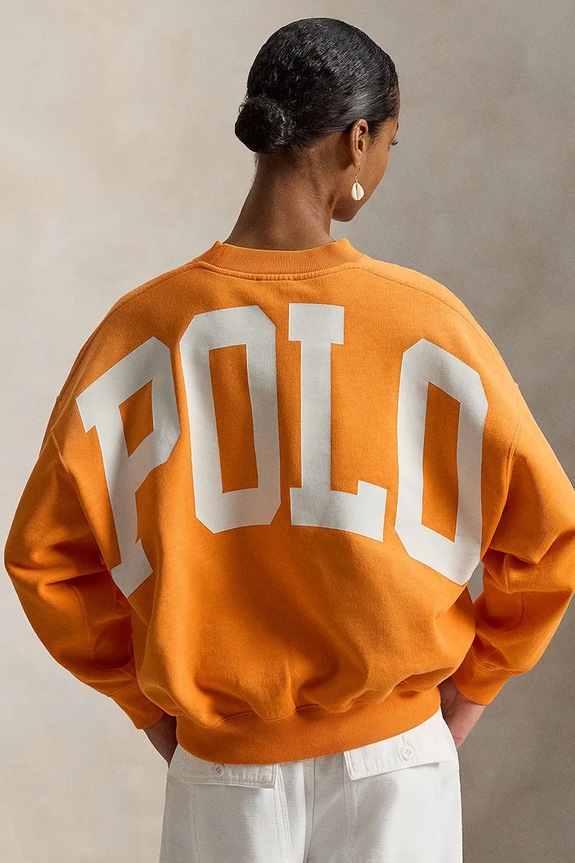Μπλούζα Polo Ralph Lauren 211965111 πορτοκαλί SS25