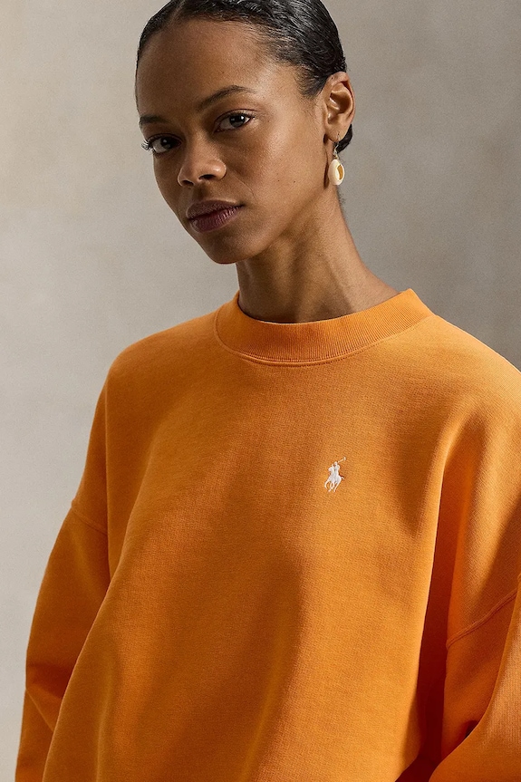 Μπλούζα Polo Ralph Lauren πορτοκαλί 211965111