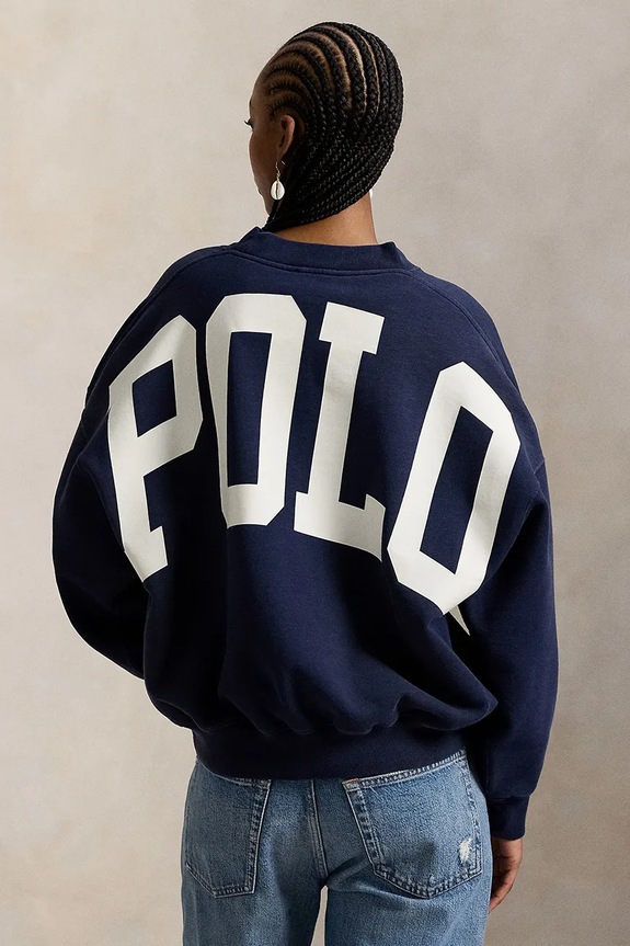 Pulover Polo Ralph Lauren 211965111 mornarsko modra SS25