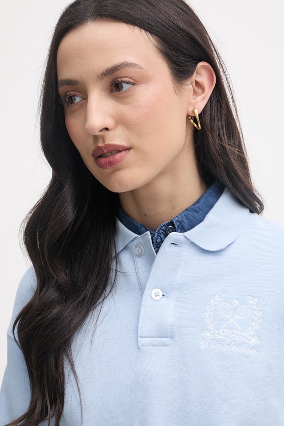 Μπλούζα Polo Ralph Lauren Wimbledon Collection μπλε 211970423