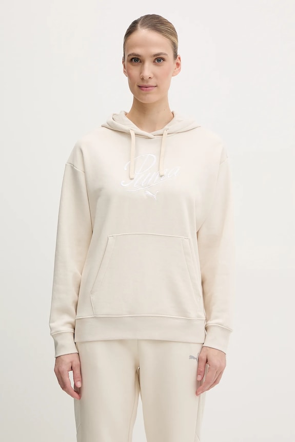 Pulover Puma S kapuco bež 684983
