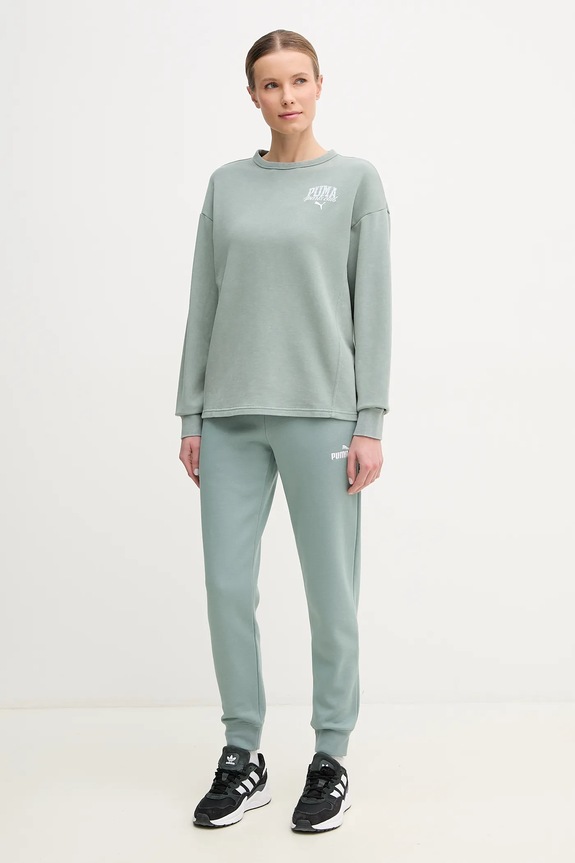 Puma bluza 685032 zielony SS25