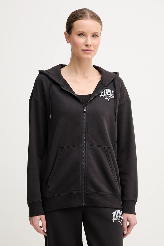 Puma bluza z kapturem czarny 685033