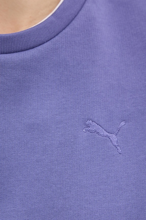 Puma bluza bawełniana 685058 fioletowy