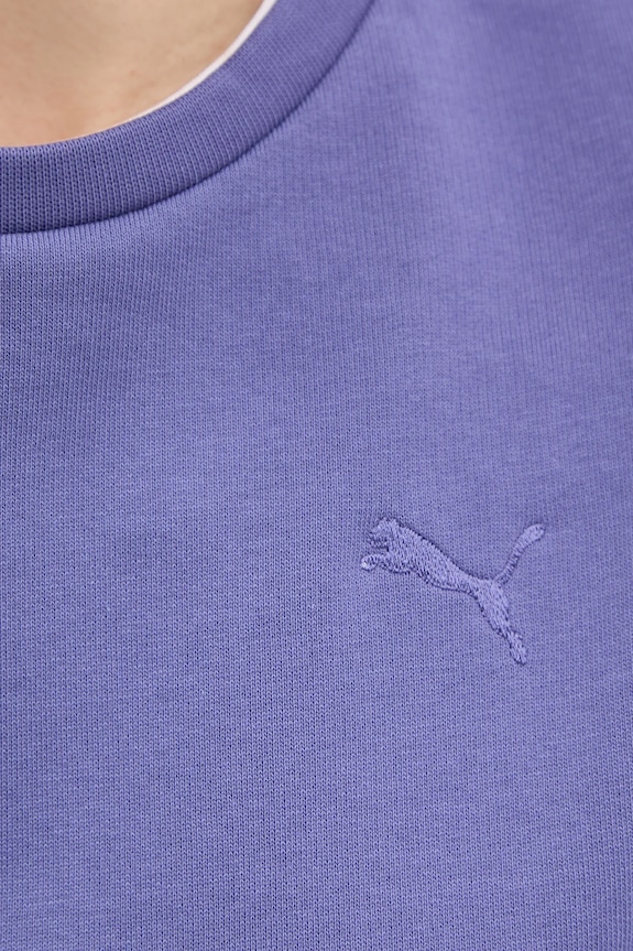 Puma bluza bawełniana 685058 fioletowy