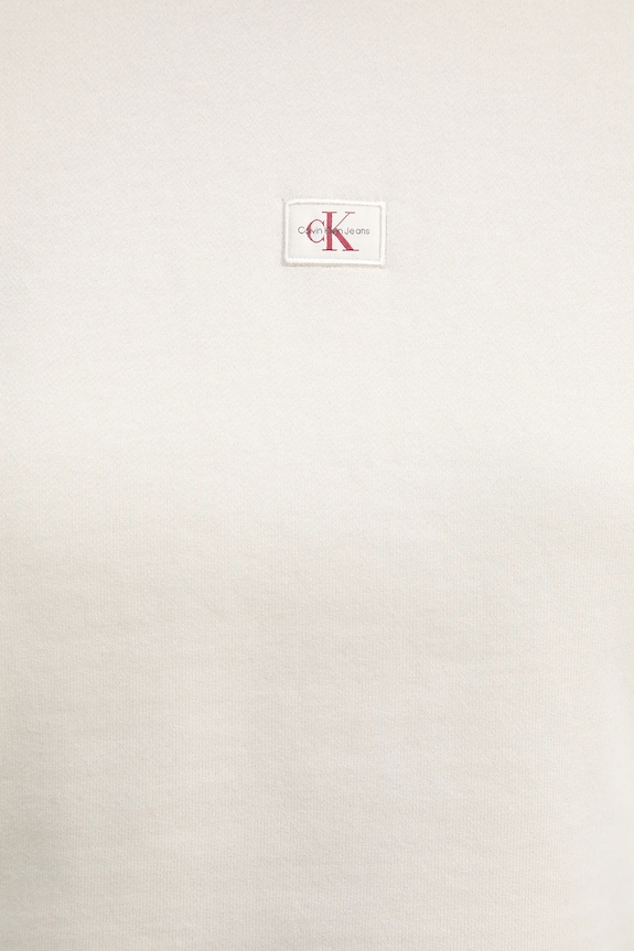 Calvin Klein Jeans hanorac de bumbac bej J20J225370