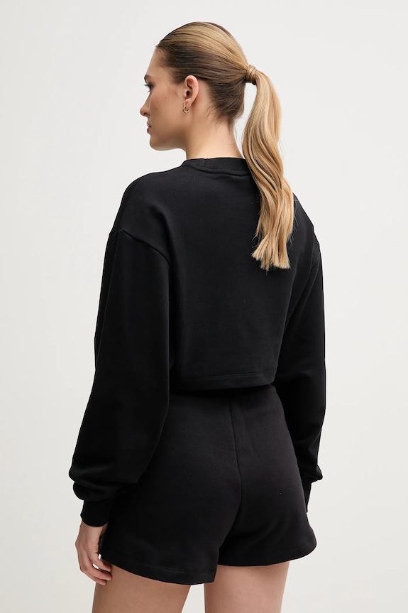 Îmbrăcăminte Calvin Klein Jeans hanorac de bumbac J20J225370 negru