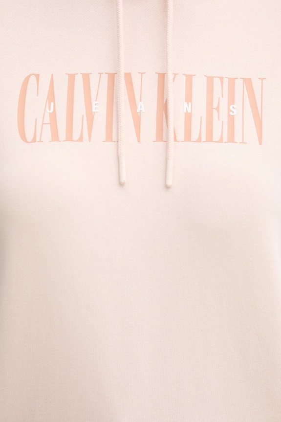 Bavlnená mikina Calvin Klein Jeans J20J225579 ružová