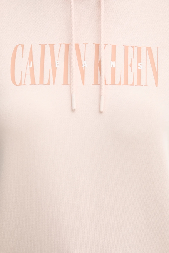 Bavlnená mikina Calvin Klein Jeans J20J225579 ružová