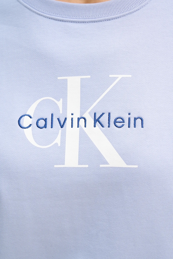 Calvin Klein Jeans bluza damska z bawełną LV047B234G niebieski