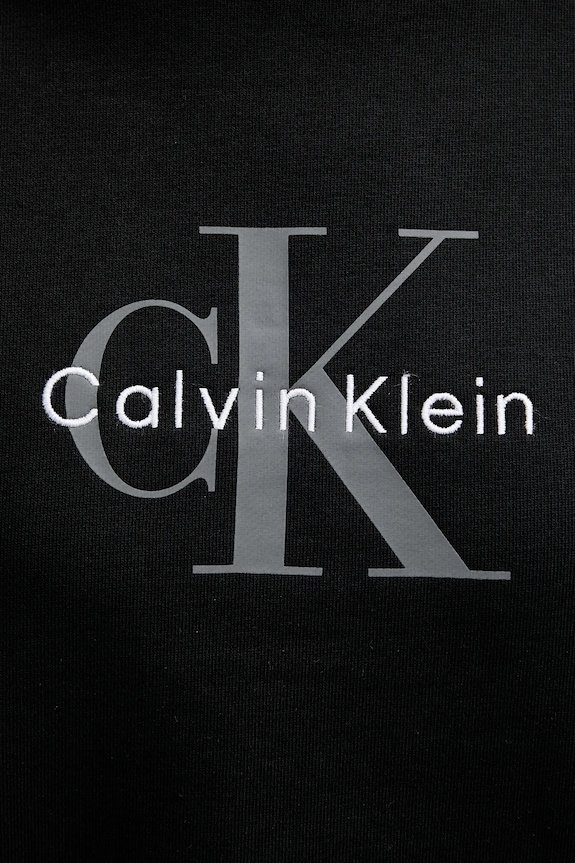 Calvin Klein Jeans melegítőfelső női pamuttal fekete LV047B234G