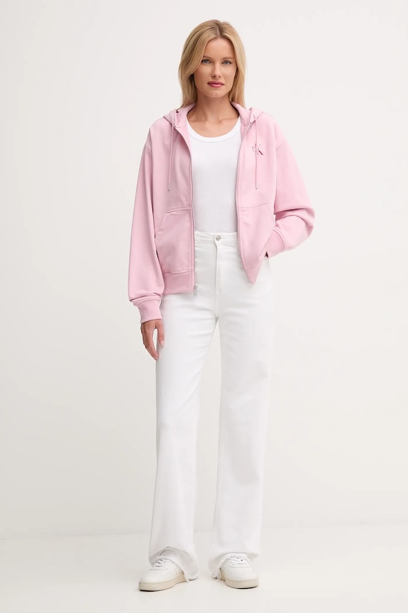 Μπλούζα Calvin Klein Jeans LV047B270G ροζ SS26