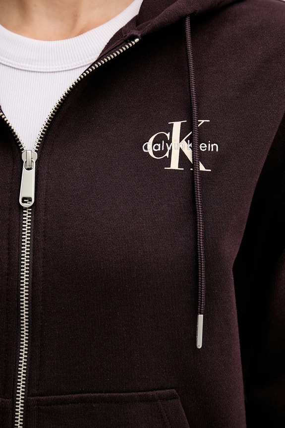 Calvin Klein Jeans bluza LV047B270G brązowy