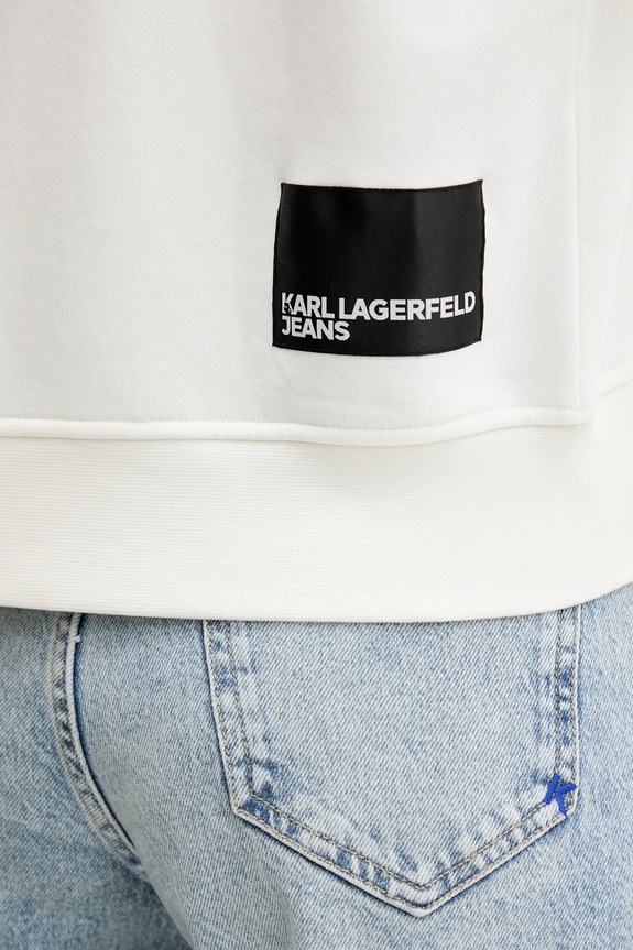 Mikina Karl Lagerfeld Jeans A2W20053 biela
