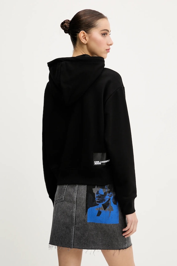 Odzież Karl Lagerfeld Jeans bluza A2W20053 czarny