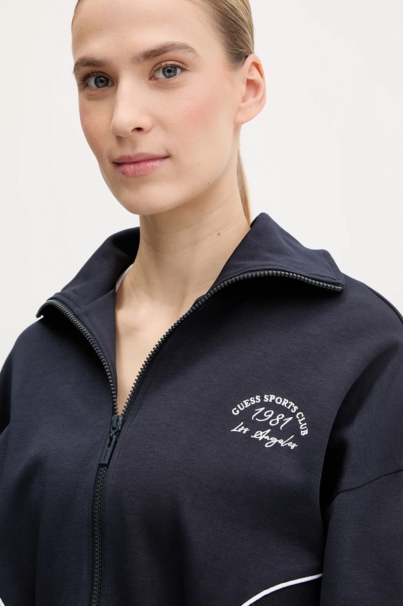Guess bluza NIGELLA granatowy V5GQ04.KCS01