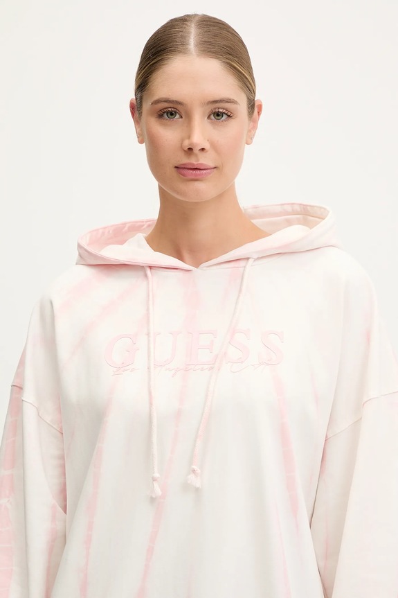 Guess bluza różowy V5GQ16.KCRQ0