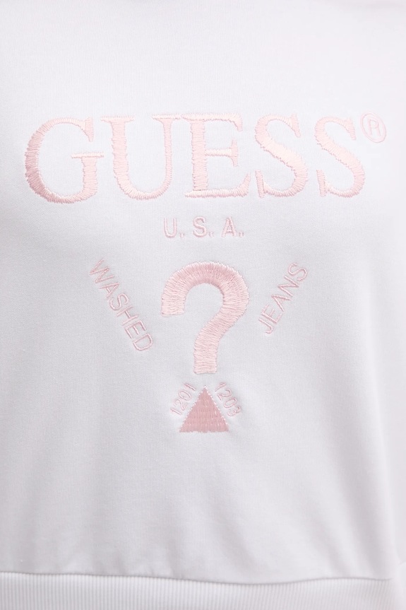 Guess bluza YARROW V5GQ17.KCRT1 alb