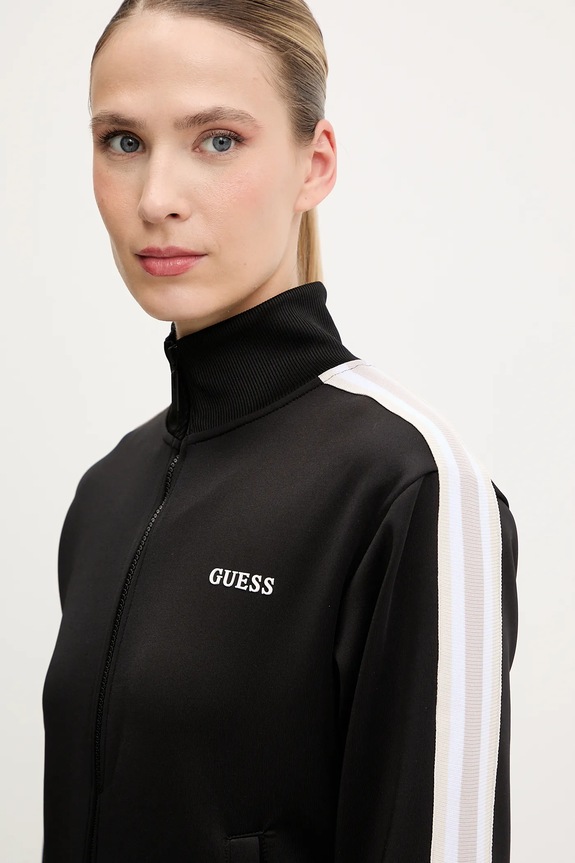 Guess bluza YARROW negru V5GQ18.KCRU2