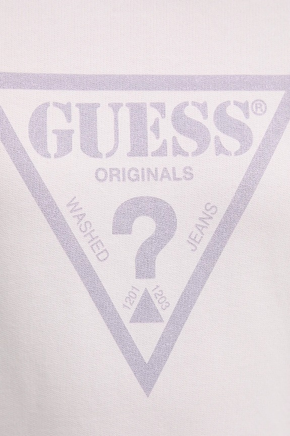 Bombažen pulover Guess Originals vijolična W5GQ03.K68I4