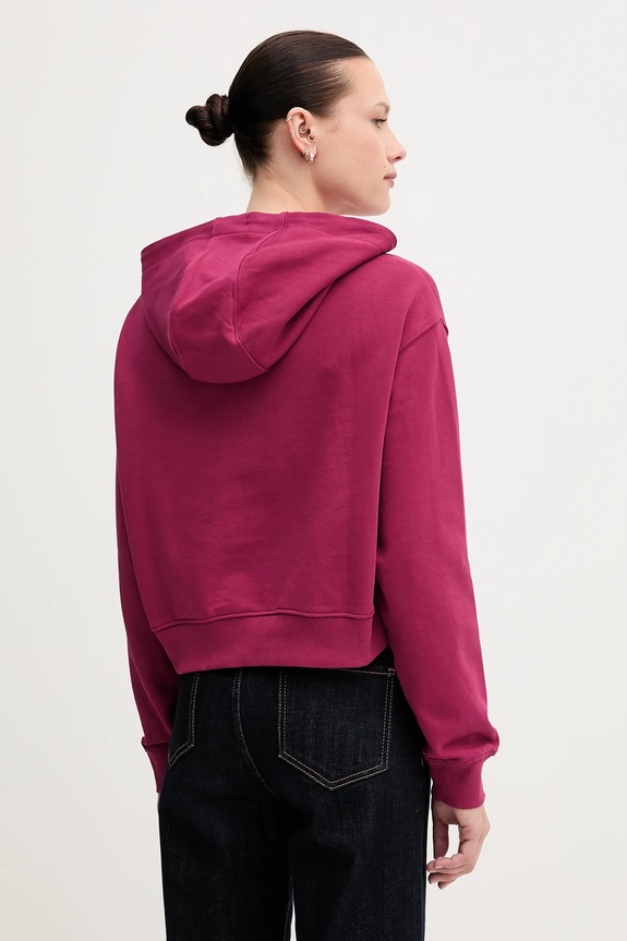 Tommy Jeans pamut melegítőfelső DW0DW20306 rózsaszín SS25