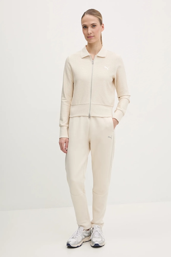 Puma bluza bawełniana 629781 beżowy SS25