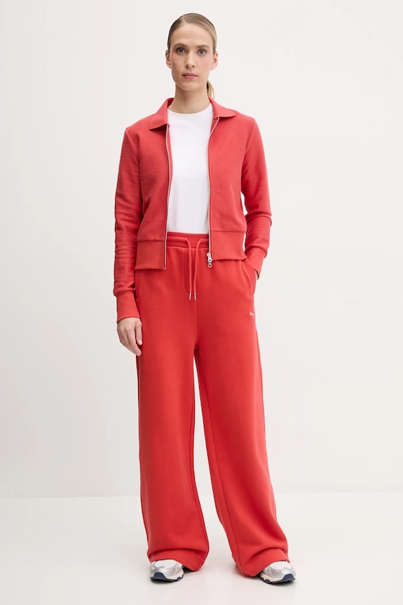 Bavlnená mikina Puma 629781 oranžová SS25